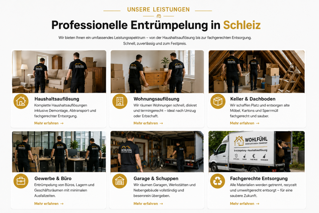 Entrümpelung in Schleiz