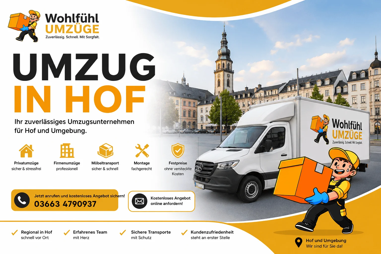 Umzugsunternehmen in Hof